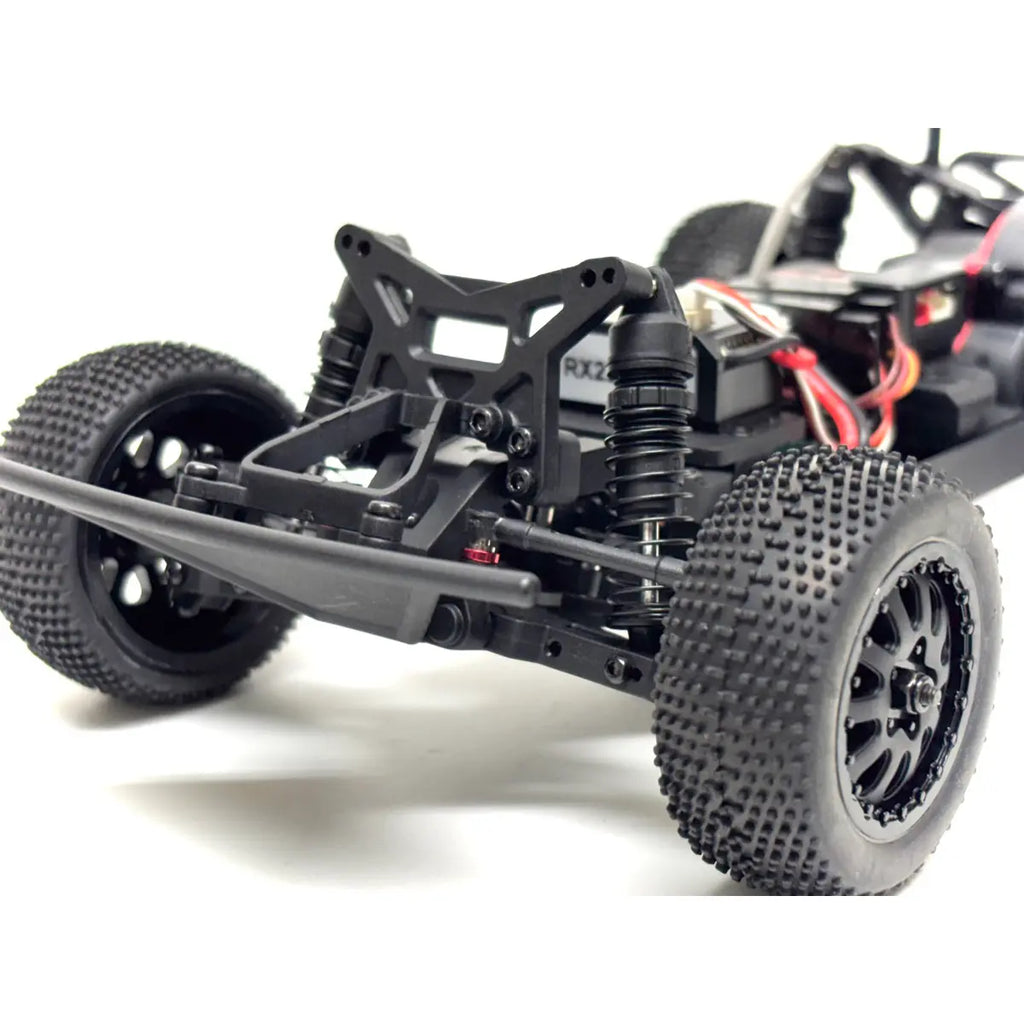 Hobby Plus Speck-SCT brushless Short Course Truck 1:24 2WD RTR Blau HBP2410280-BL – Hinterachse und Radaufhängung