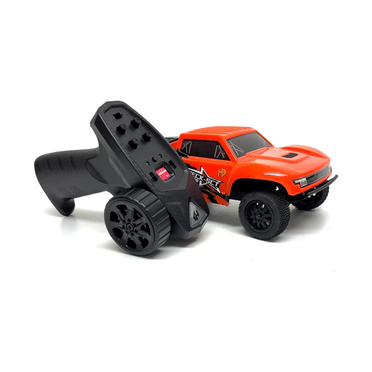 Hobby Plus Speck-SCT brushless Short Course Truck 1:24 2WD RTR Orange HBP2410280-OR – mit Fernsteuerung