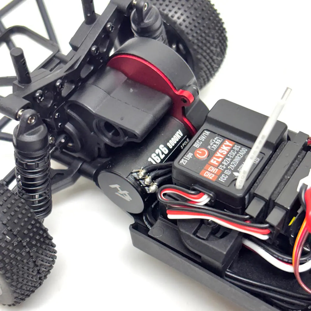 Hobby Plus Speck-SCT brushless Short Course Truck 1:24 2WD RTR Orange HBP2410280-OR – Motor und Elektronik