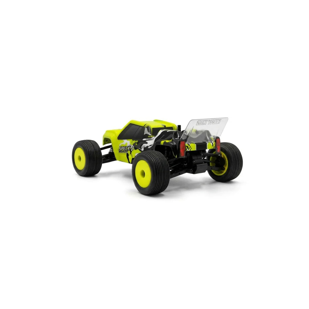 Hobby Plus Speck-T brushless Stadium Truck 2WD Gelb HBP2410310-YW im Maßstab 1:24 Truggy RTR – Seitenansicht