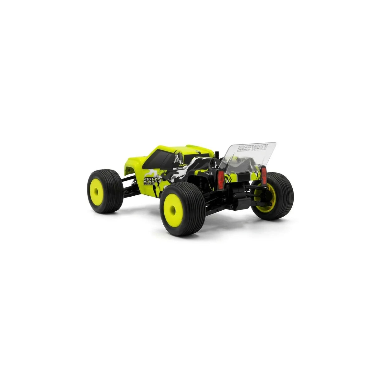 Hobby Plus Speck-T brushless Stadium Truck 2WD Gelb HBP2410310-YW im Maßstab 1:24 Truggy RTR – Seitenansicht