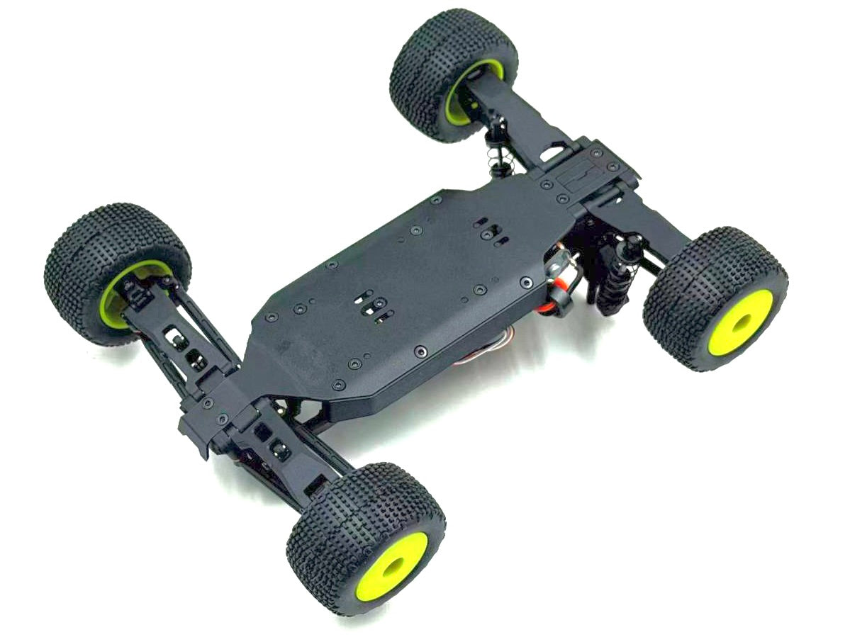 Hobby Plus Speck-T brushless Stadium Truck 1:24 2WD RTR Gelb HBP2410310-YW – Chassis ohne Karosserie