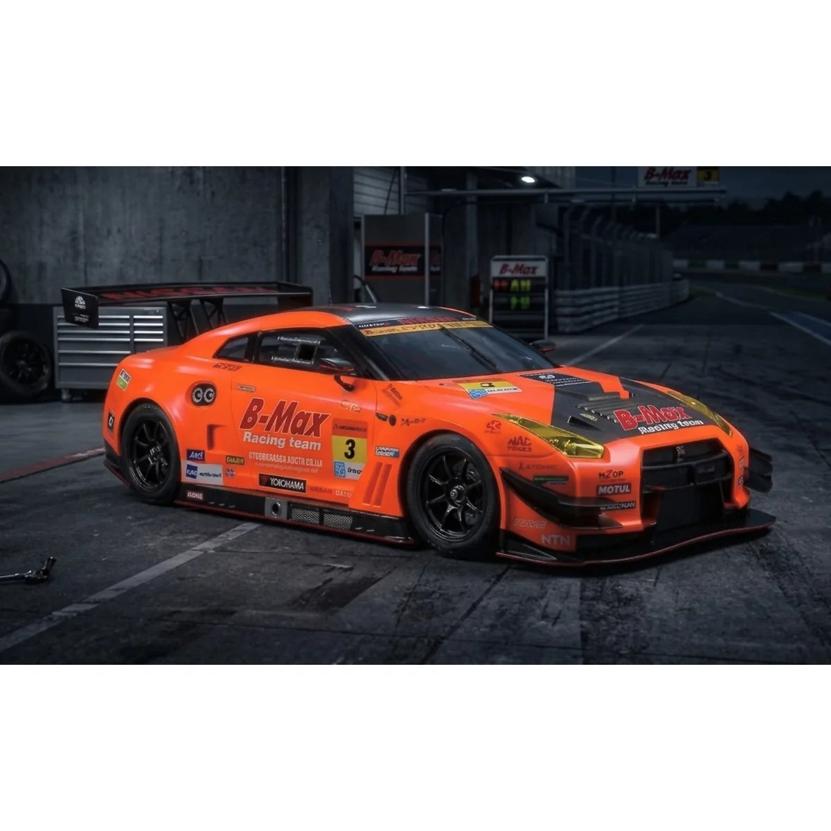 Killerbody B-MAX NDDP GT-R Racing Stickerbogen KB48759 Zubehör – Seitenansicht