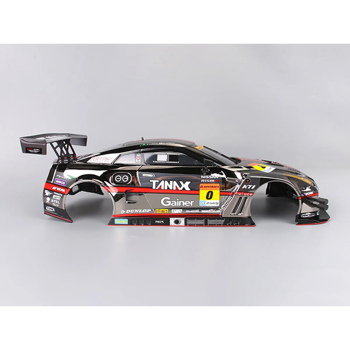 Killerbody Gainer Tanax GT-R Nisimo R35 Karosserie lackiert KB48663 im Maßstab 1:10 Touring Car & Onroad – Seitenansicht