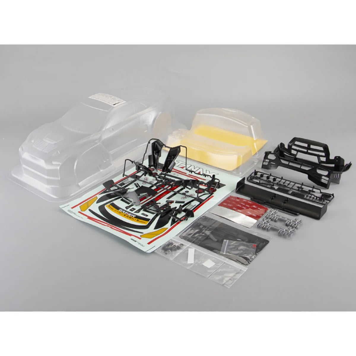 Killerbody Gainer Tanax GT-R Nisimo R35 Karosserie unlackiert KB48775 im Maßstab 1:10 Touring Car & Onroad