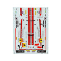 Killerbody Gainer Tanax GT-R Nisimo R35 Racing Stickerbogen KB48757 Zubehör – Draufsicht