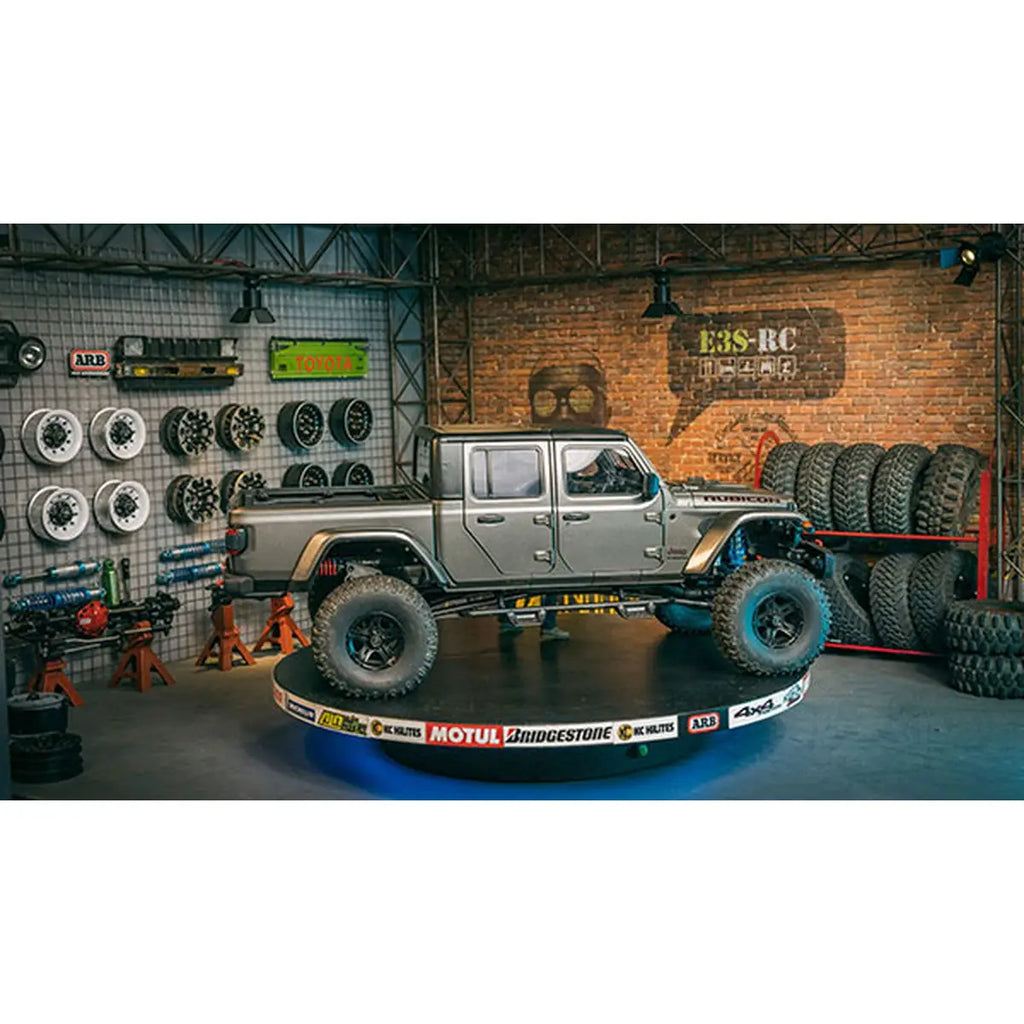 Killerbody Jeep Gladiator Hardbody-Karosserie - weiß DIY KB48765 im Maßstab 1:10 Crawler – Seitenansicht