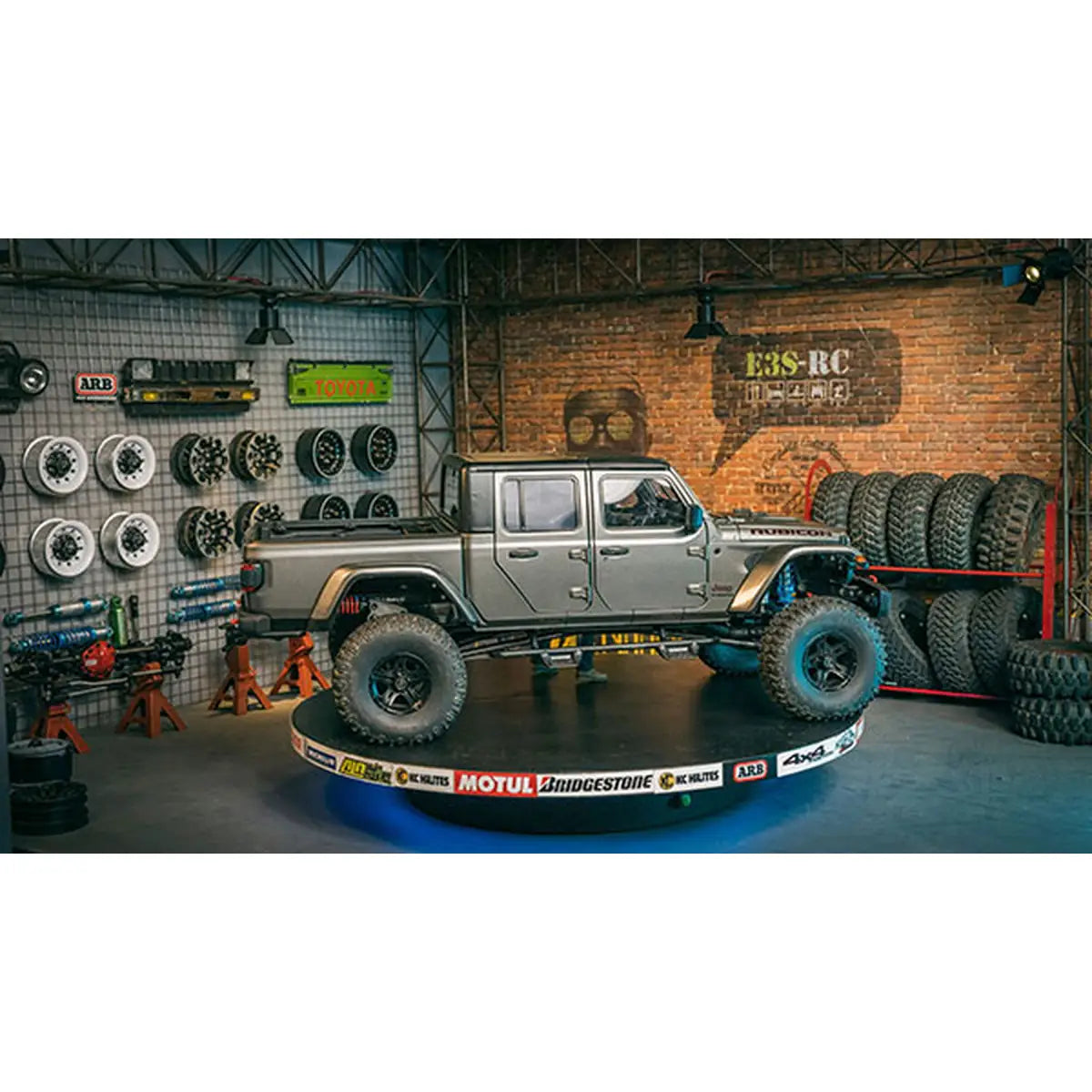 Killerbody Jeep Gladiator Hardbody-Karosserie - weiß DIY KB48765 im Maßstab 1:10 Crawler – Seitenansicht
