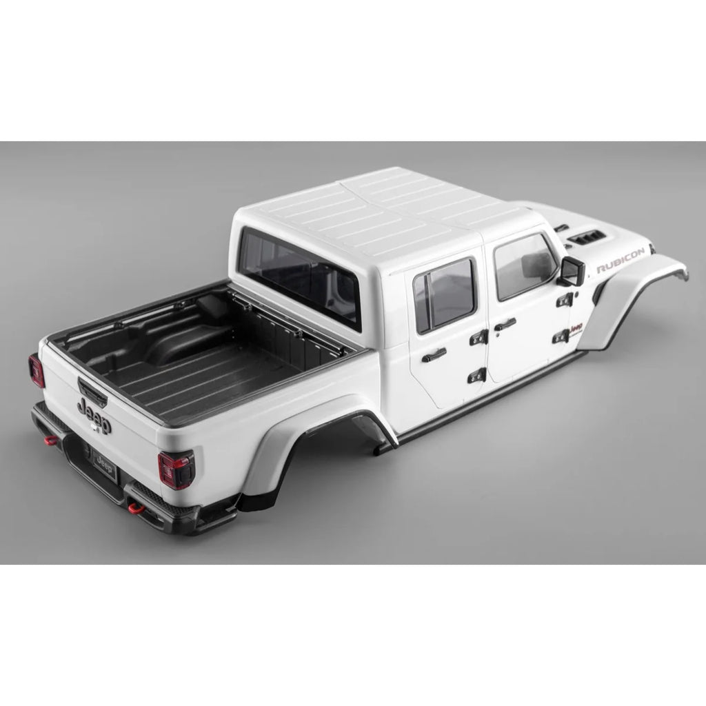 Killerbody Jeep Gladiator Hardbody-Karosserie - weiß DIY KB48765 im Maßstab 1:10 Crawler – Seitenansicht
