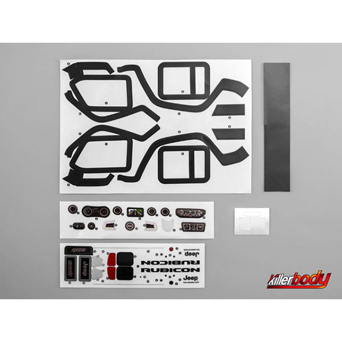 Killerbody Jeep Gladiator Stickerbogen KB48804 Zubehör Crawler