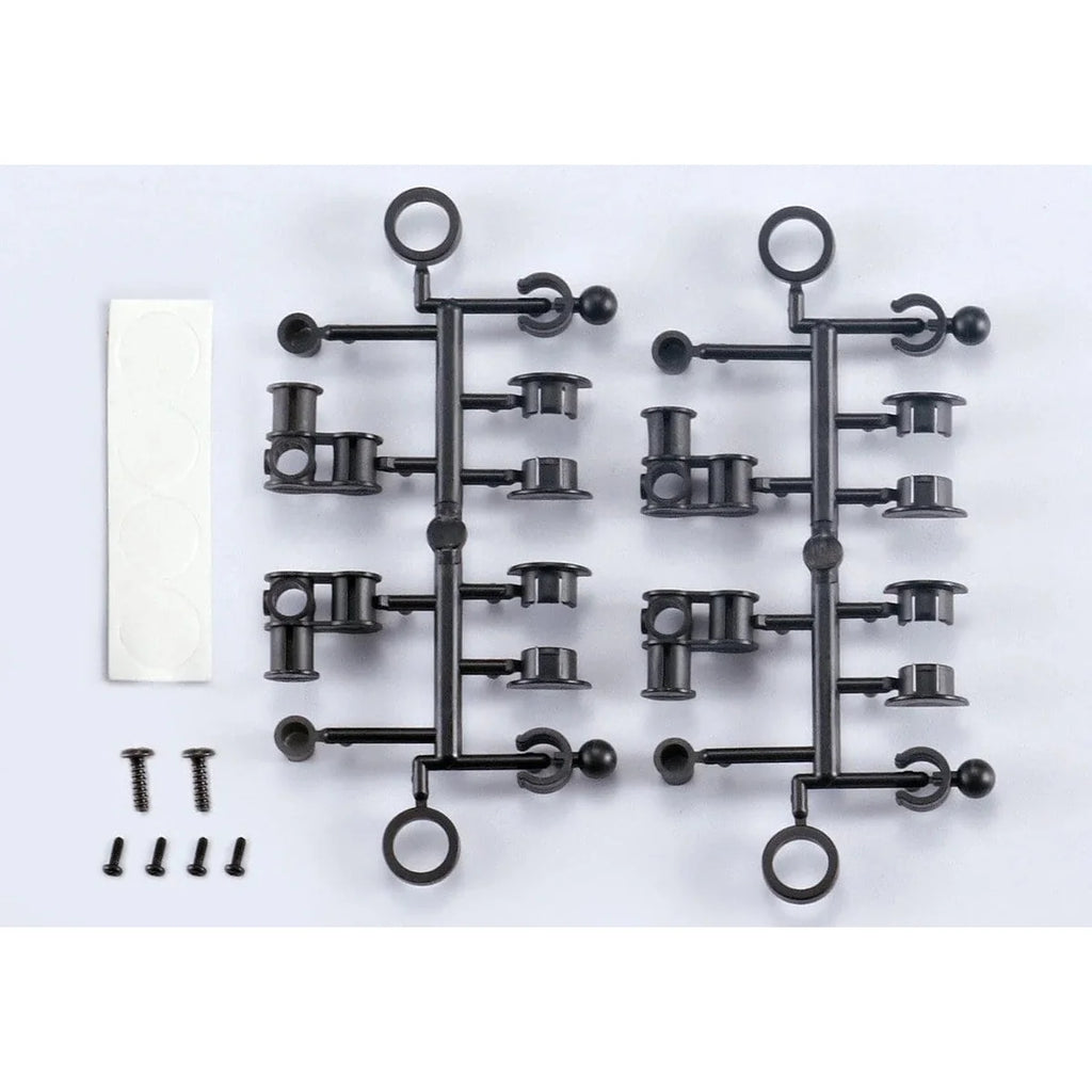 Killerbody Karosseriehalter-Set No-Hole (ohne Bohren) KB48059 Zubehör im Maßstab 1:10 – Lieferumfang und Zubehör