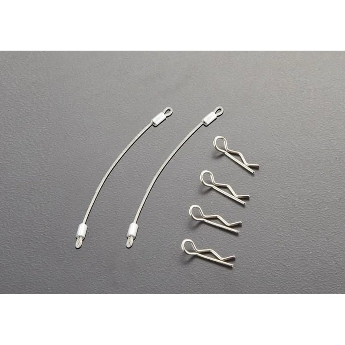 Killerbody Karosserieklammern mit Metallseil (4) 80mm KB48363 Zubehör – Lieferumfang und Zubehör