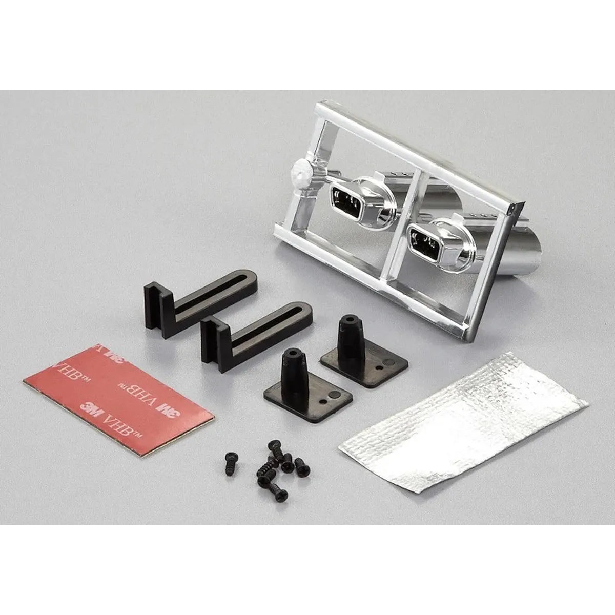 Killerbody 1:10 Auspuff-Set - rechteckig KB48283