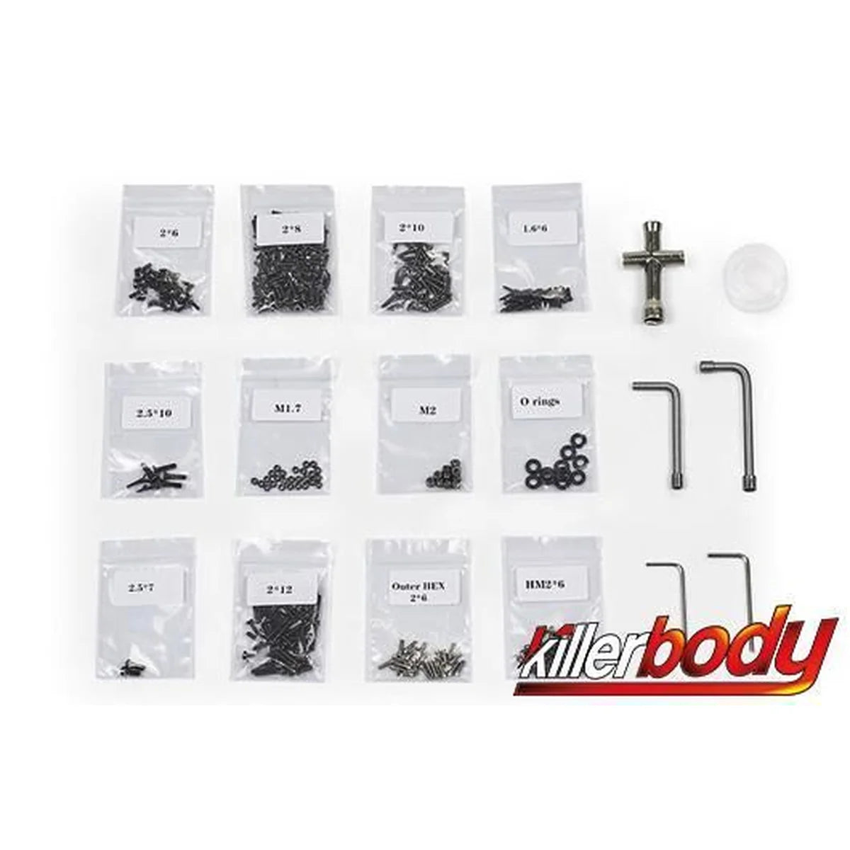 Killerbody Mercury Schrauben- und Werkzeug Set KB48828
