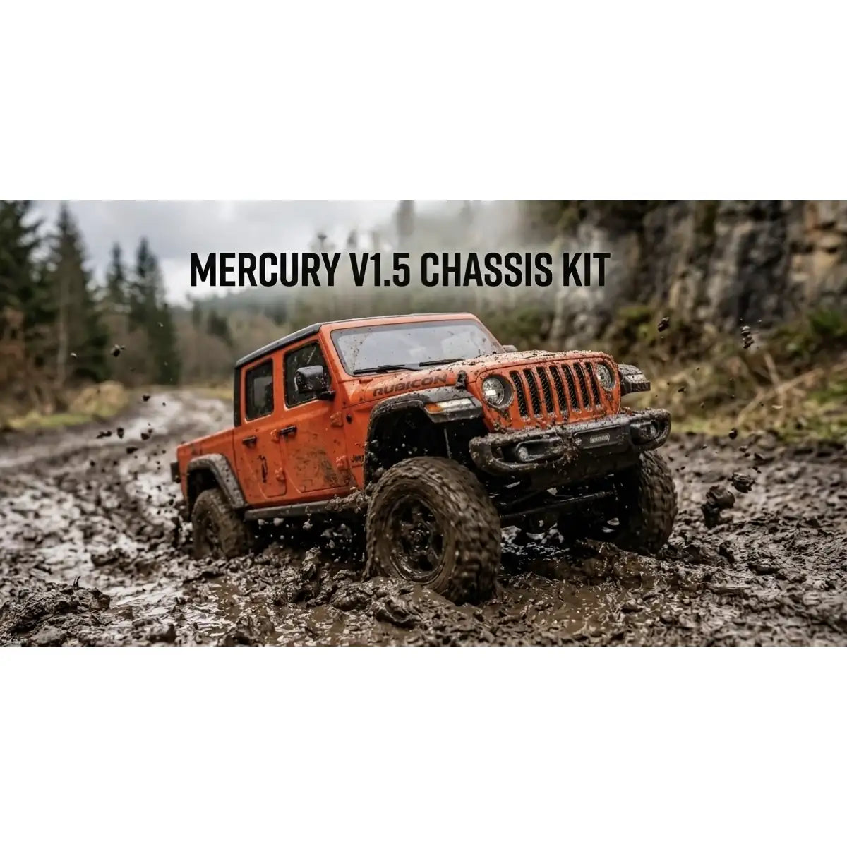 Killerbody Mercury V1.5 Chassis Kit m. Alu-Tuningteilen - Jeep Gladiator KB48845