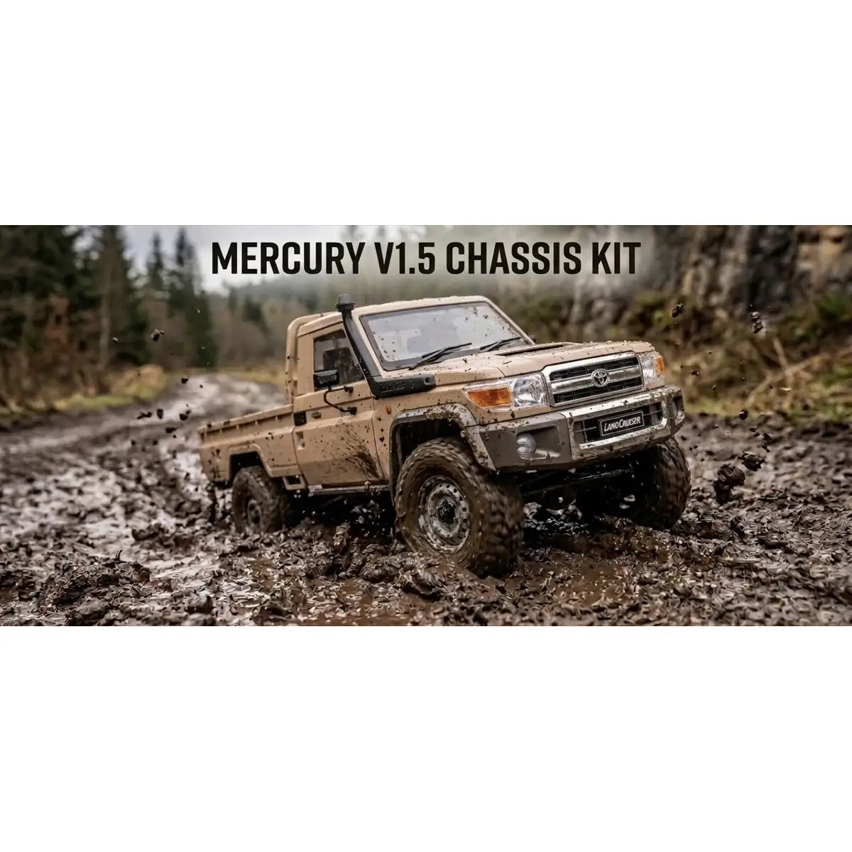 Killerbody Mercury V1.5 Chassis Kit m. Alu-Tuningteilen - Toyota LC70 KB48846