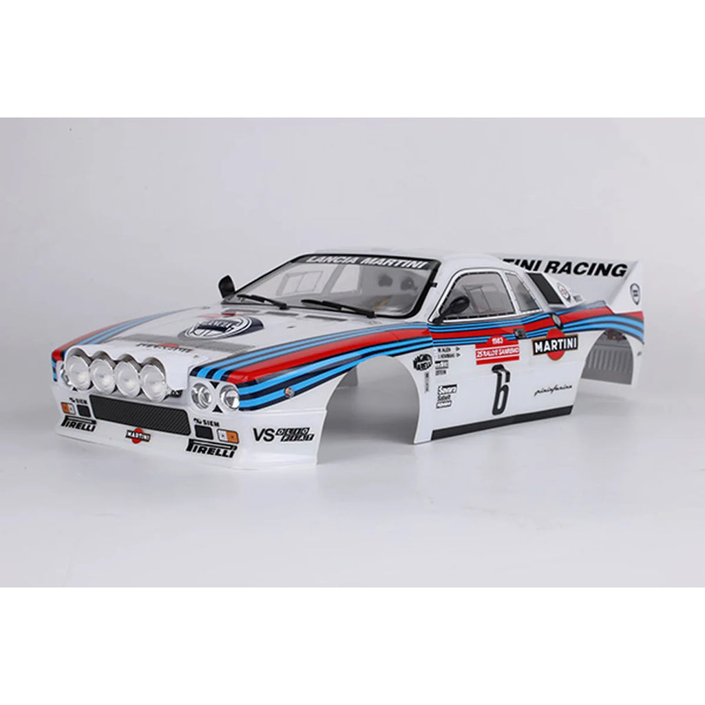 Killerbody Lancia 037 Rally Karosserie lackiert KB48840 im Maßstab 1:10 Rally – Seitenansicht