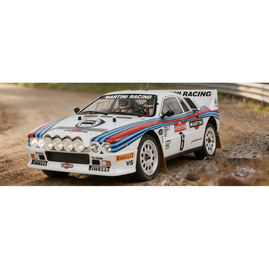 Killerbody Lancia 037 Rally Karosserie lackiert KB48840 im Maßstab 1:10 Rally – Seitenansicht