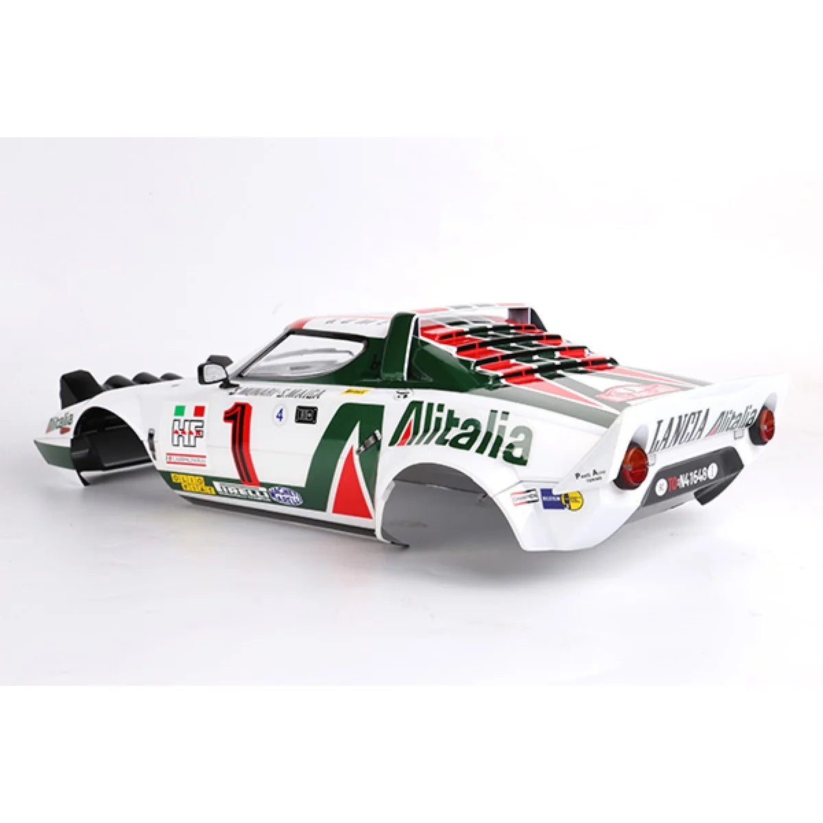 Killerbody Lancia Stratos Gr.4 Karosserie Lackiert, fertig montiert KB48860 im Maßstab 1:10 Rally – Seitenansicht