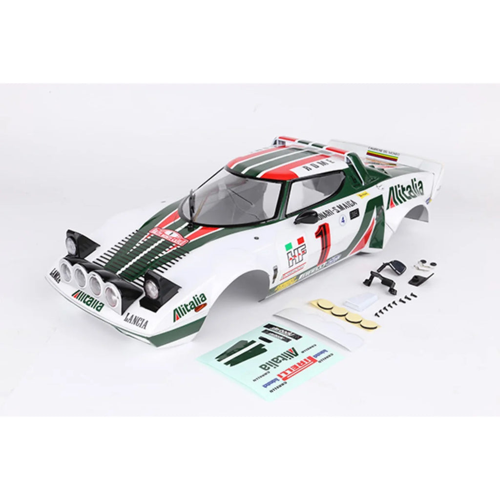 Killerbody Lancia Stratos Gr.4 Karosserie Lackiert, fertig montiert KB48860 im Maßstab 1:10 Rally