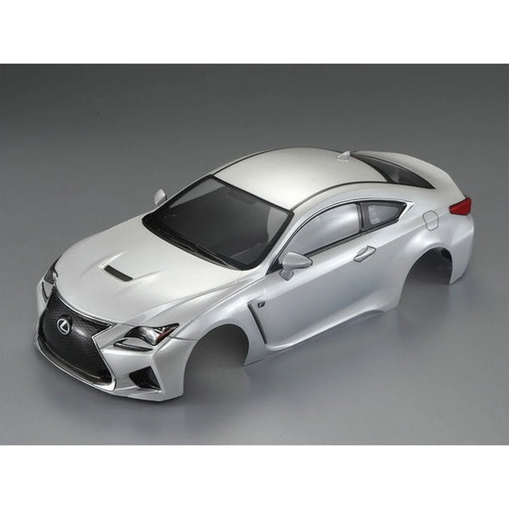 Killerbody LEXUS RC F Karosserie lackiert Weiß KB48648 im Maßstab 1:10 Touring Car & Onroad – Draufsicht