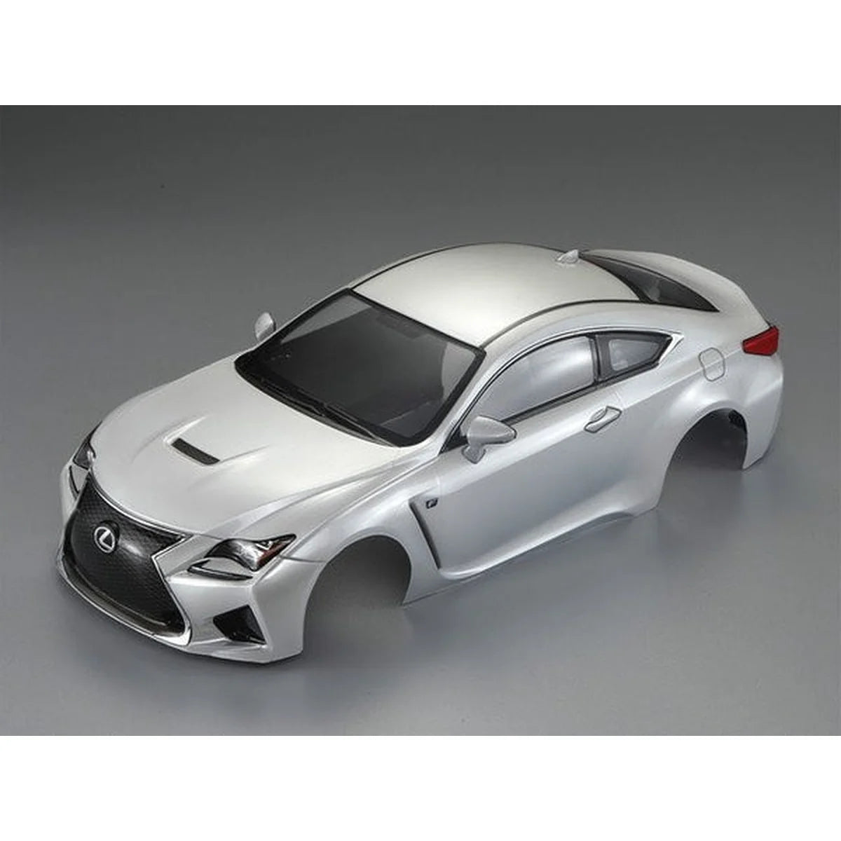Killerbody LEXUS RC F Karosserie lackiert Weiß KB48648 im Maßstab 1:10 Touring Car & Onroad – Draufsicht