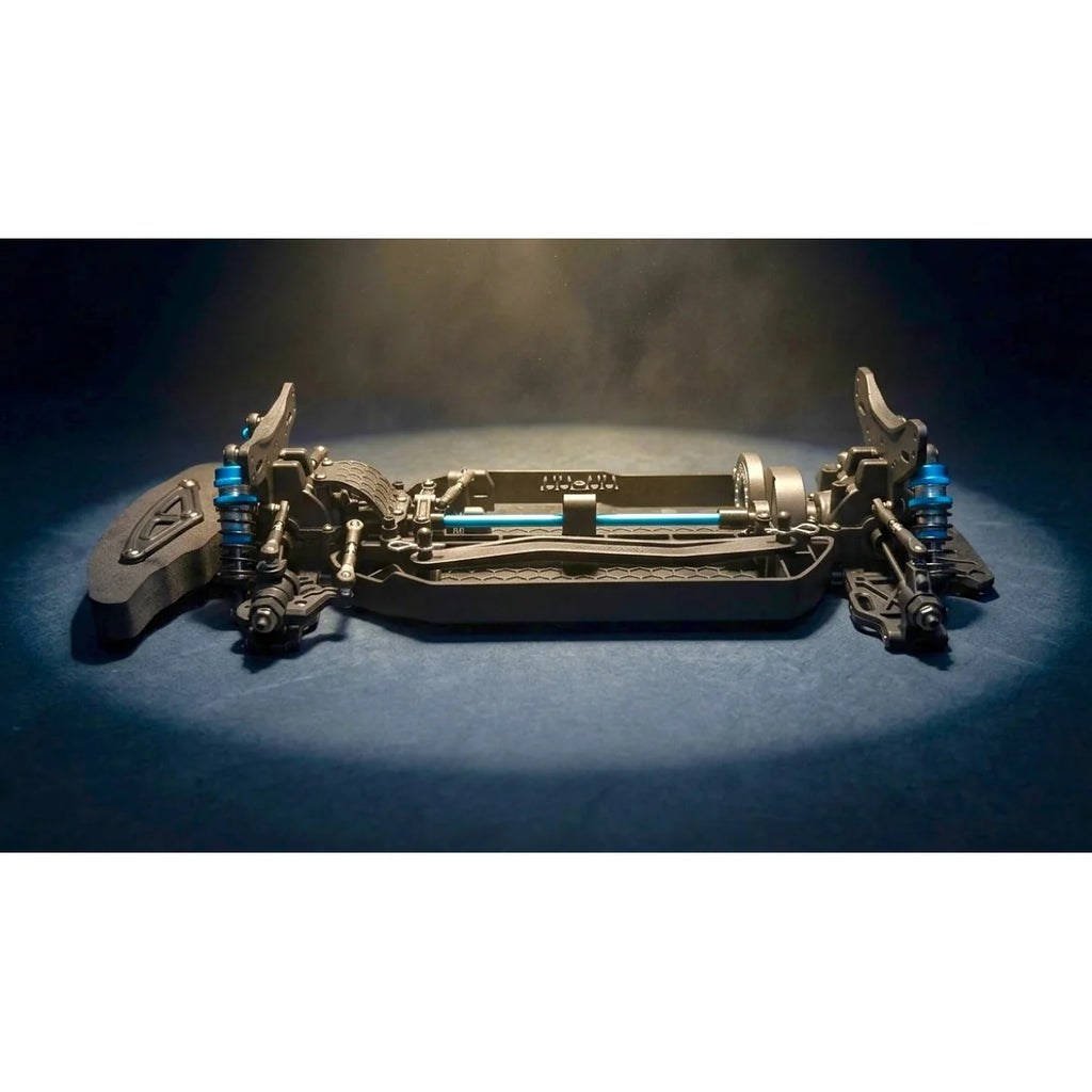 Killerbody MARS 4WD TC/Rally Chassis Bausatz KB48838 im Maßstab 1:10 Rally – Draufsicht