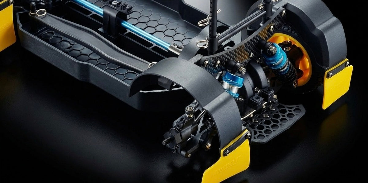 Killerbody MARS/Stratos 4WD Rally Chassis 1:10 ARR KB48838S – Antrieb im Detail