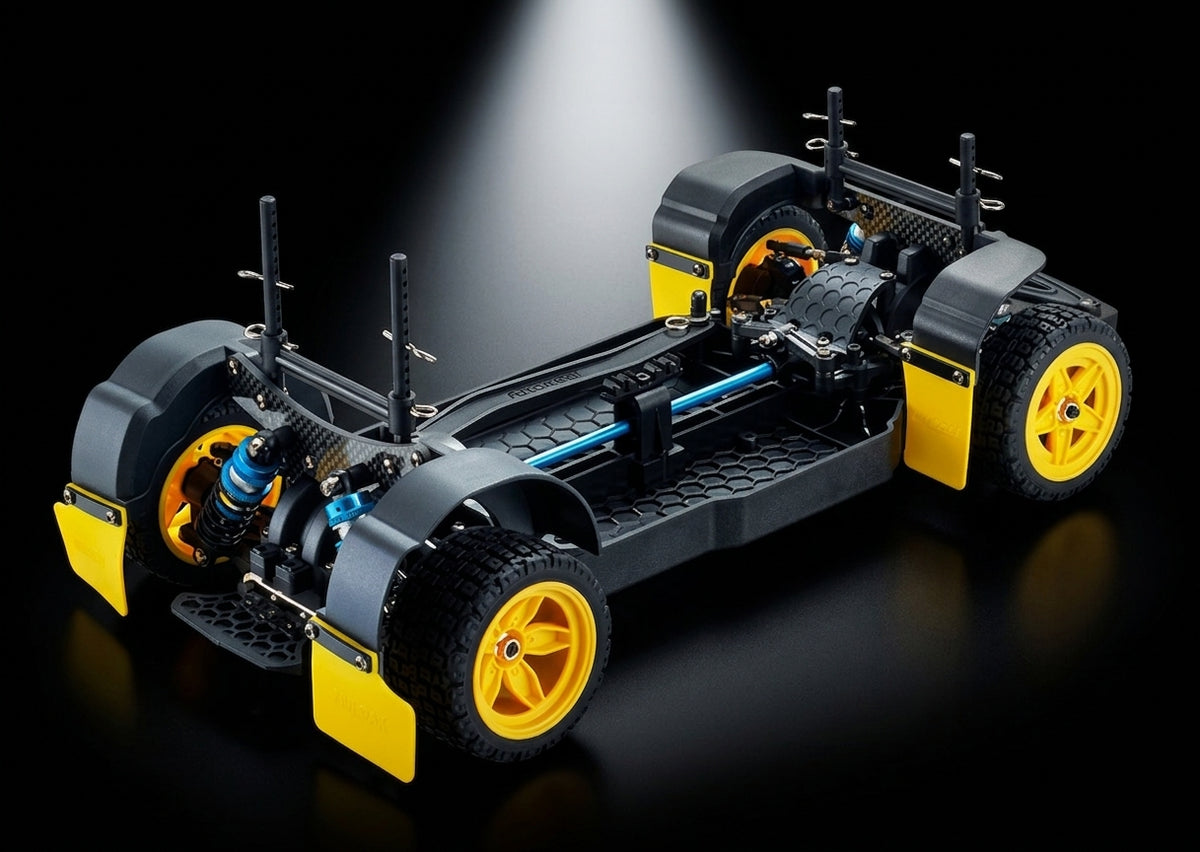 Killerbody MARS/Stratos 4WD Rally Chassis 1:10 ARR KB48838S – Chassis
