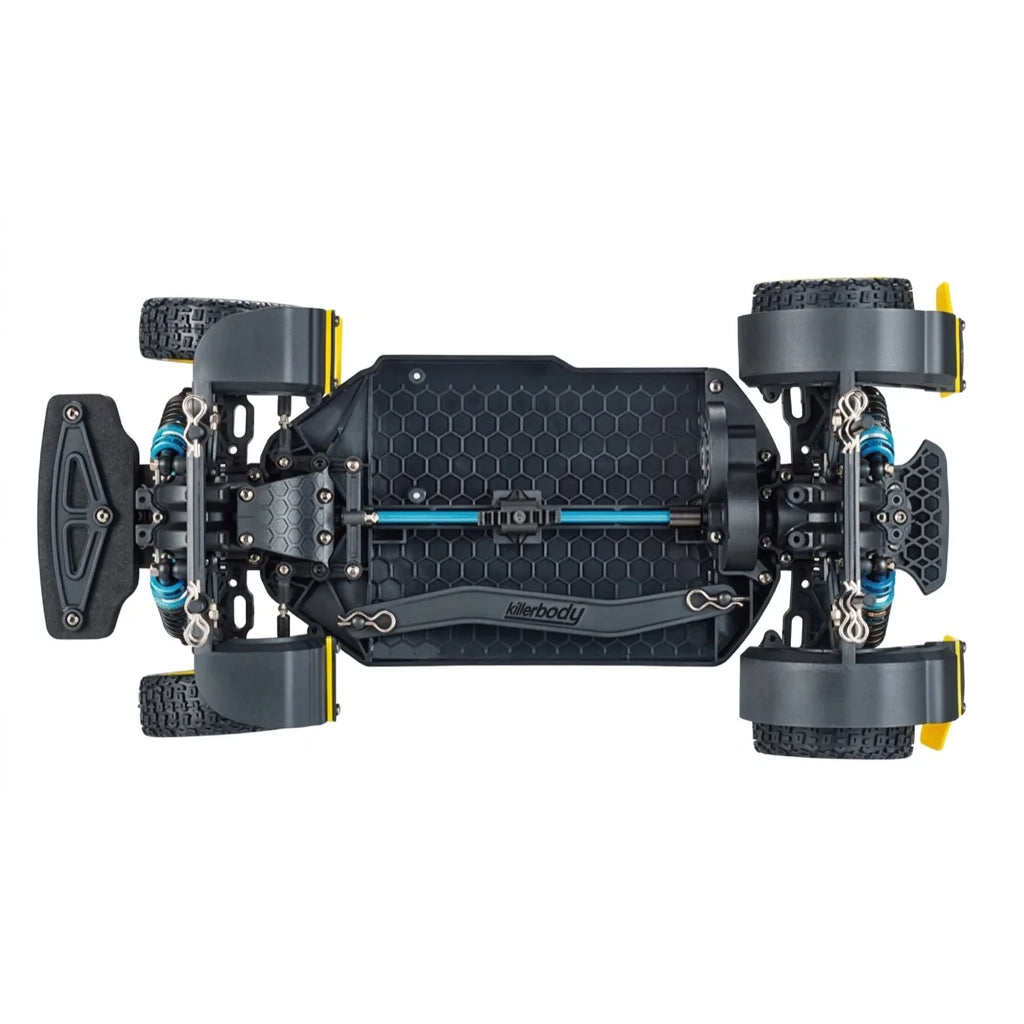 Killerbody MARS/Stratos 4WD Rally Chassis ARR KB48838S im Maßstab 1:10 Rally – Draufsicht