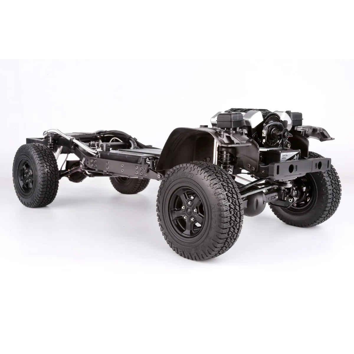 Killerbody Mercury V1.5 Chassis ohne Elektronik für 48765 Gladiator KB48847 im Maßstab 1:10 Crawler ARTR – Seitenansicht