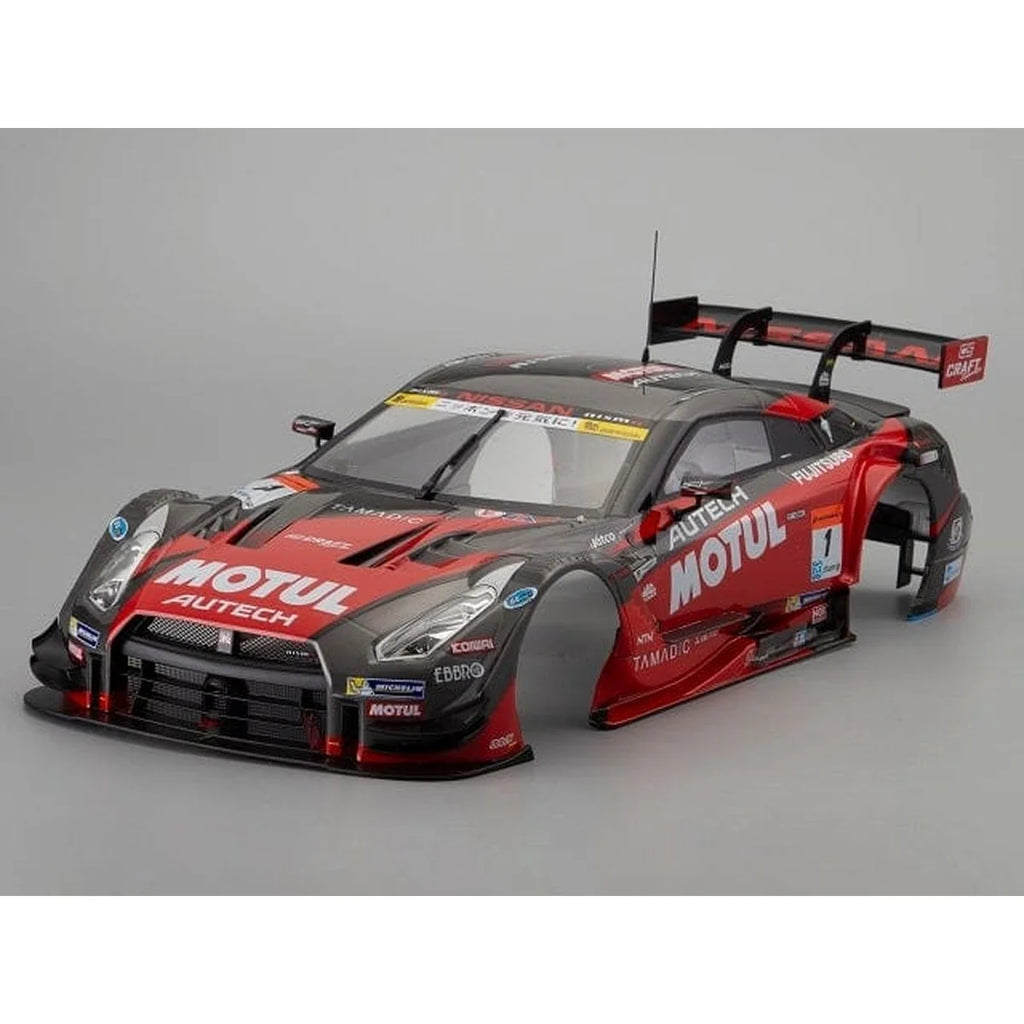 Killerbody Motul Alutech GT-R NISMO R35 Karosserie lackiert KB48662 im Maßstab 1:10 Touring Car & Onroad – Seitenansicht