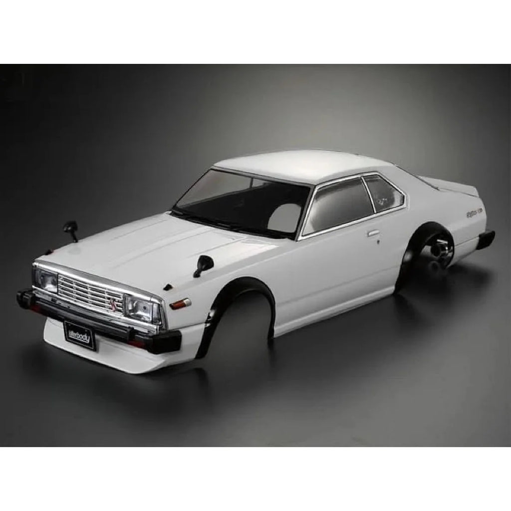Killerbody NISSAN SKYLINE GT-ES Hardtop 1980 Karosserie Weiß KB48676 Zubehör im Maßstab 1:10 Touring Car & Onroad – Seitenansicht