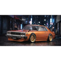 Killerbody NISSAN SKYLINE GT-ES Karosserie unlackiert 2000 Hardtop 1977 KB48635 im Maßstab 1:10 Touring Car & Onroad – Seitenansicht