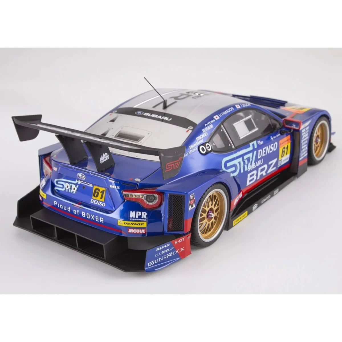 Killerbody SUBARU BRZ R&D SPORT Karosserie lackiert Blau KB48665 im Maßstab 1:10 Touring Car & Onroad – Seitenansicht