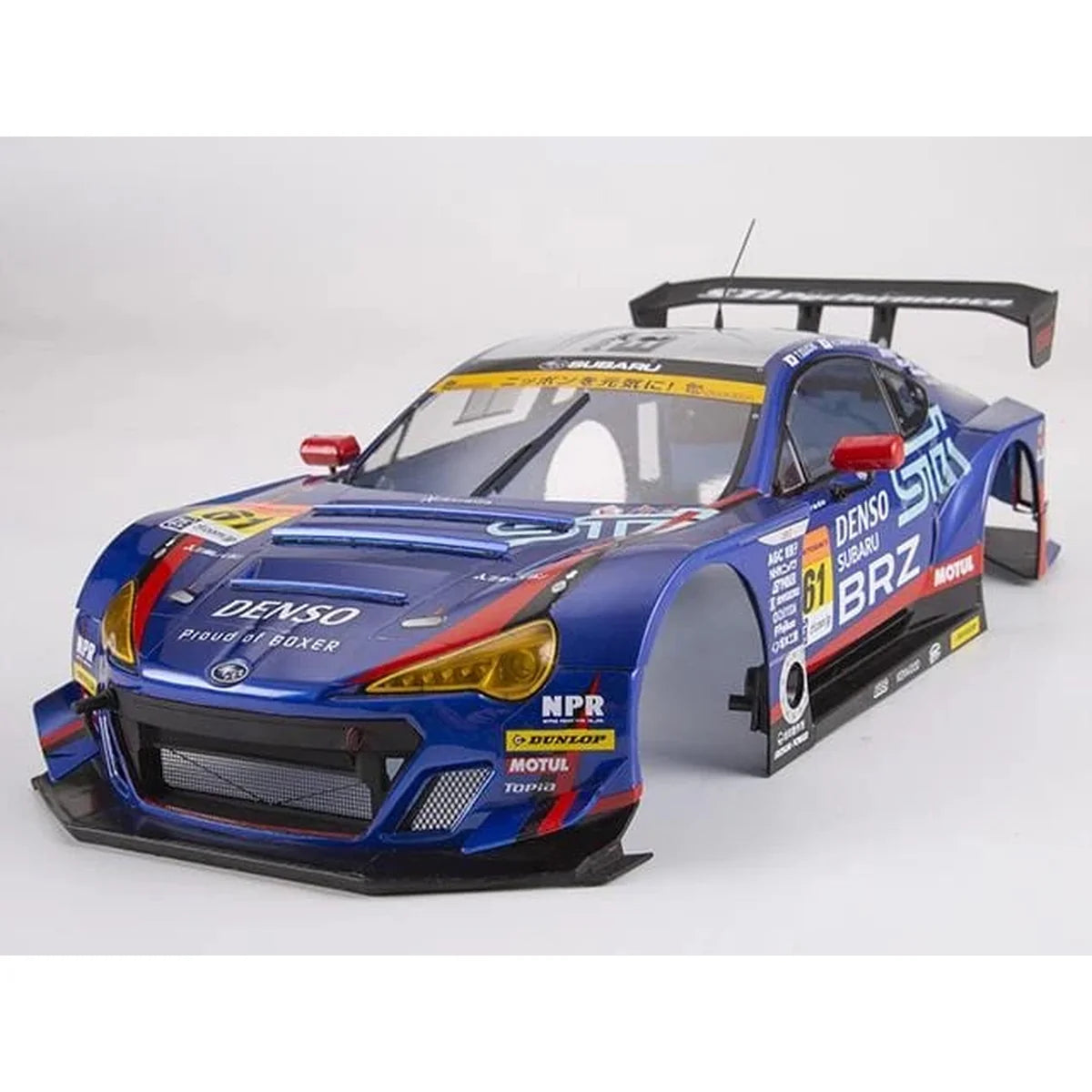 Killerbody SUBARU BRZ R&D SPORT Karosserie lackiert Blau KB48665 im Maßstab 1:10 Touring Car & Onroad – Seitenansicht