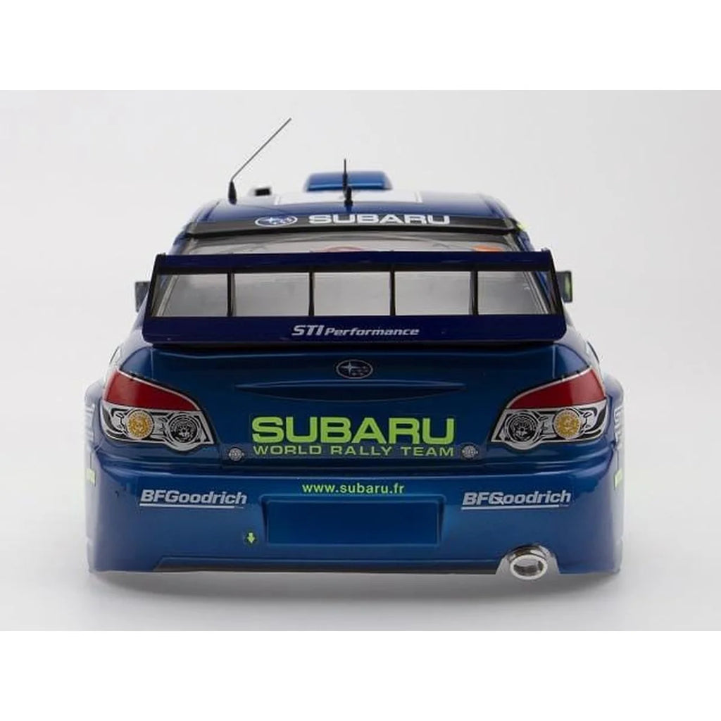 Killerbody SUBARU IMPREZA WRC 2007 Karosserie lackiert KB48762 im Maßstab 1:10 Touring Car & Onroad – Draufsicht