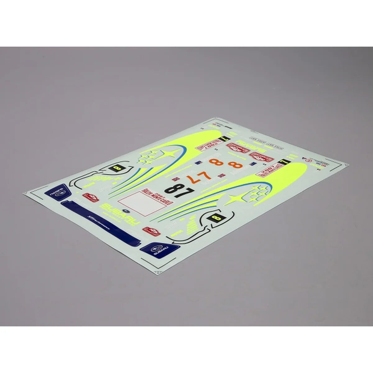 Killerbody SUBARU IMPREZA WRC 2007 Racing Stickerbogen KB48763 Zubehör Touring Car & Onroad – Lieferumfang und Zubehör