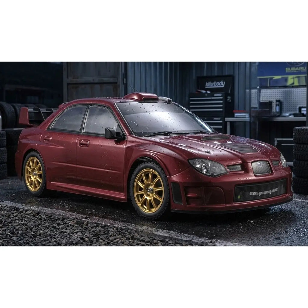 Killerbody Subaru ImprezaWRC 2007 Karosserie unlackiert KB48761 im Maßstab 1:10 Touring Car & Onroad – Seitenansicht