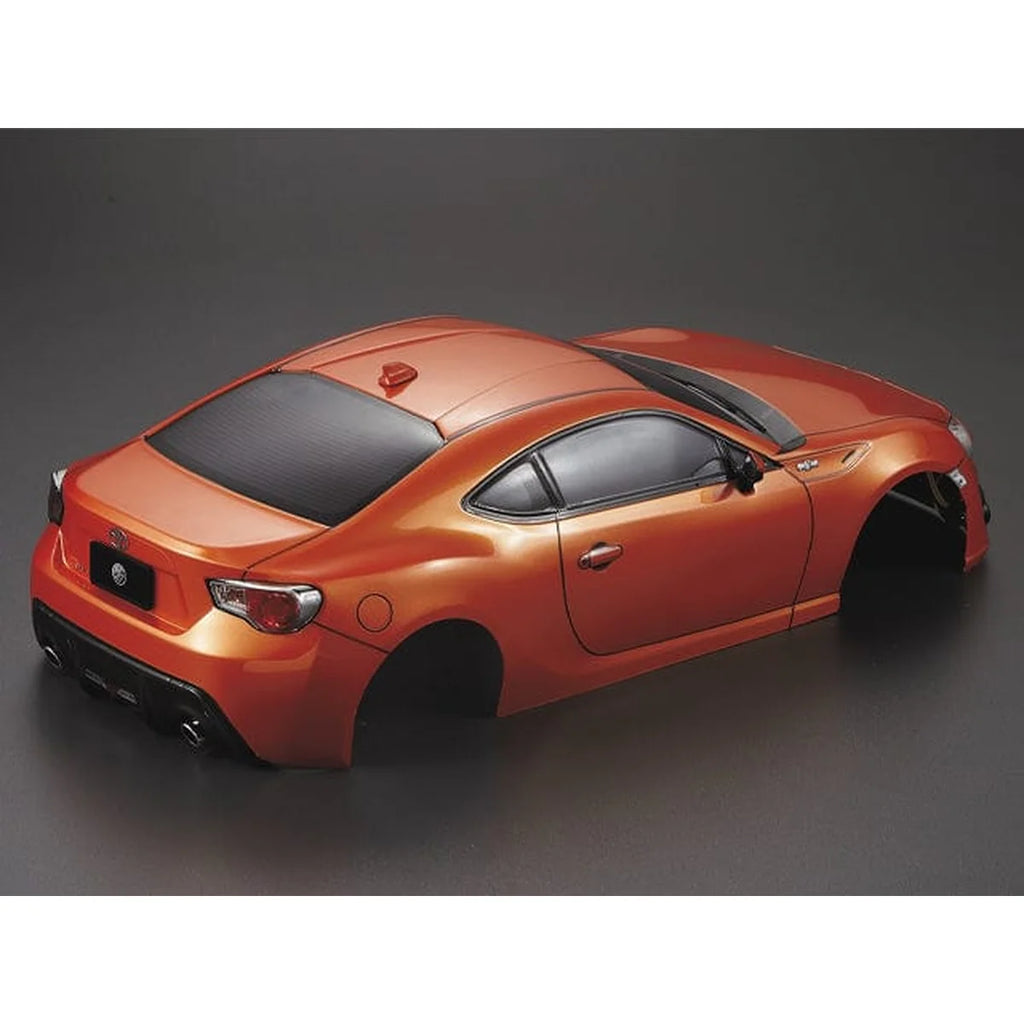 Killerbody Toyota 86 Karosserie lackiert Metallic-Orange KB48567 im Maßstab 1:10 Touring Car & Onroad – Draufsicht