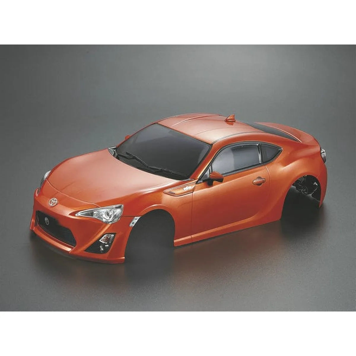 Killerbody Toyota 86 Karosserie lackiert Metallic-Orange KB48567 im Maßstab 1:10 Touring Car & Onroad – Seitenansicht