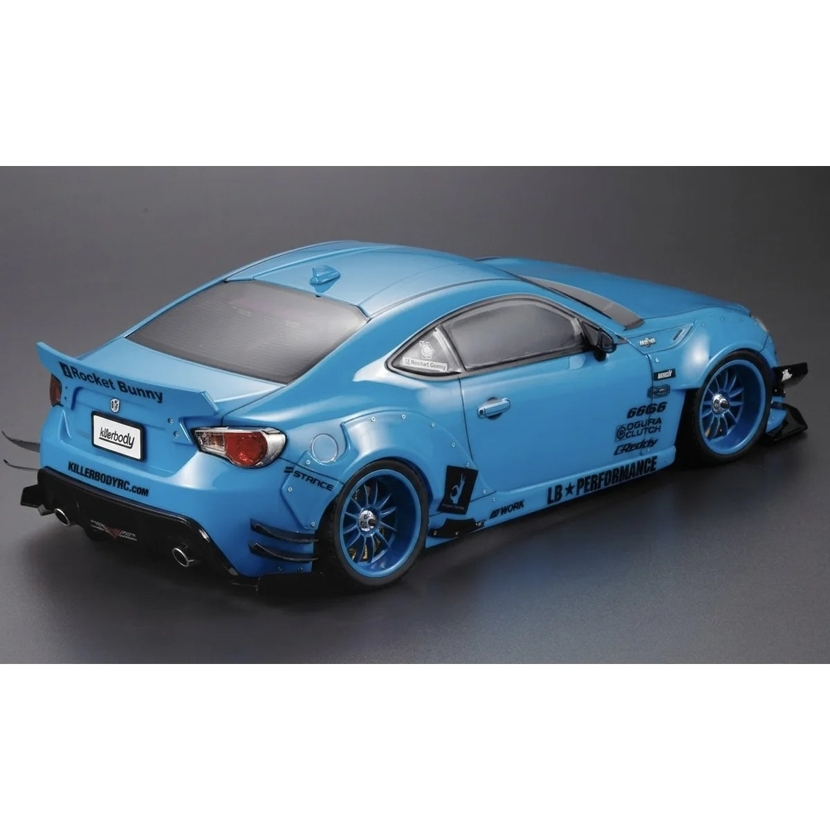 Killerbody Toyota 86 & Subaru BRZ Widebody-Karosserie KB48582 im Maßstab 1:10 Touring Car & Onroad – Seitenansicht