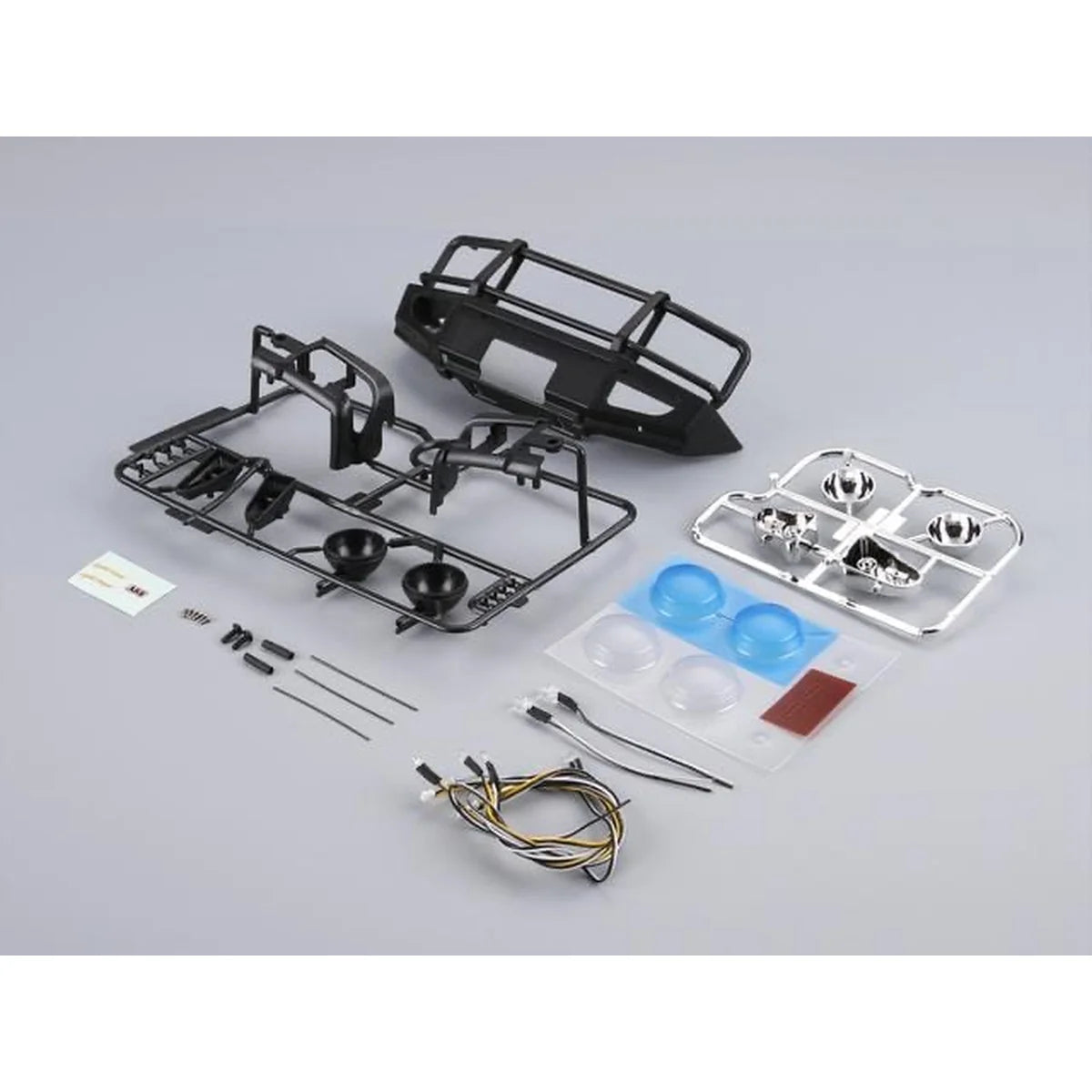 Killerbody TOYOTA LC70 Alu Rammschutz/LED Set f. TRX-4 Schwarz KB48718 Zubehör Crawler – Lieferumfang und Zubehör
