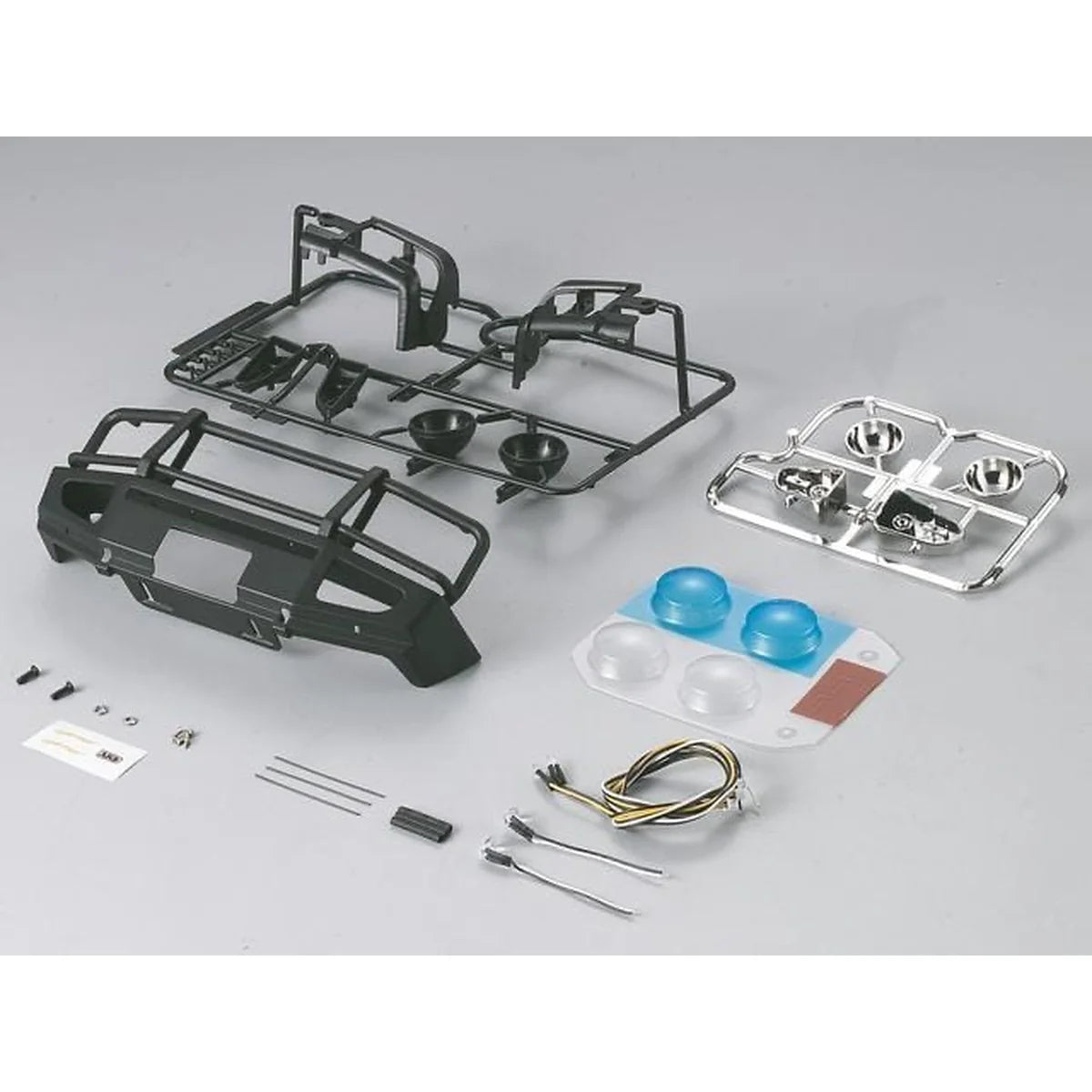 Killerbody TOYOTA LC70 Alu Rammschutz/LED Set Schwarz KB48689 Zubehör Crawler – Lieferumfang und Zubehör