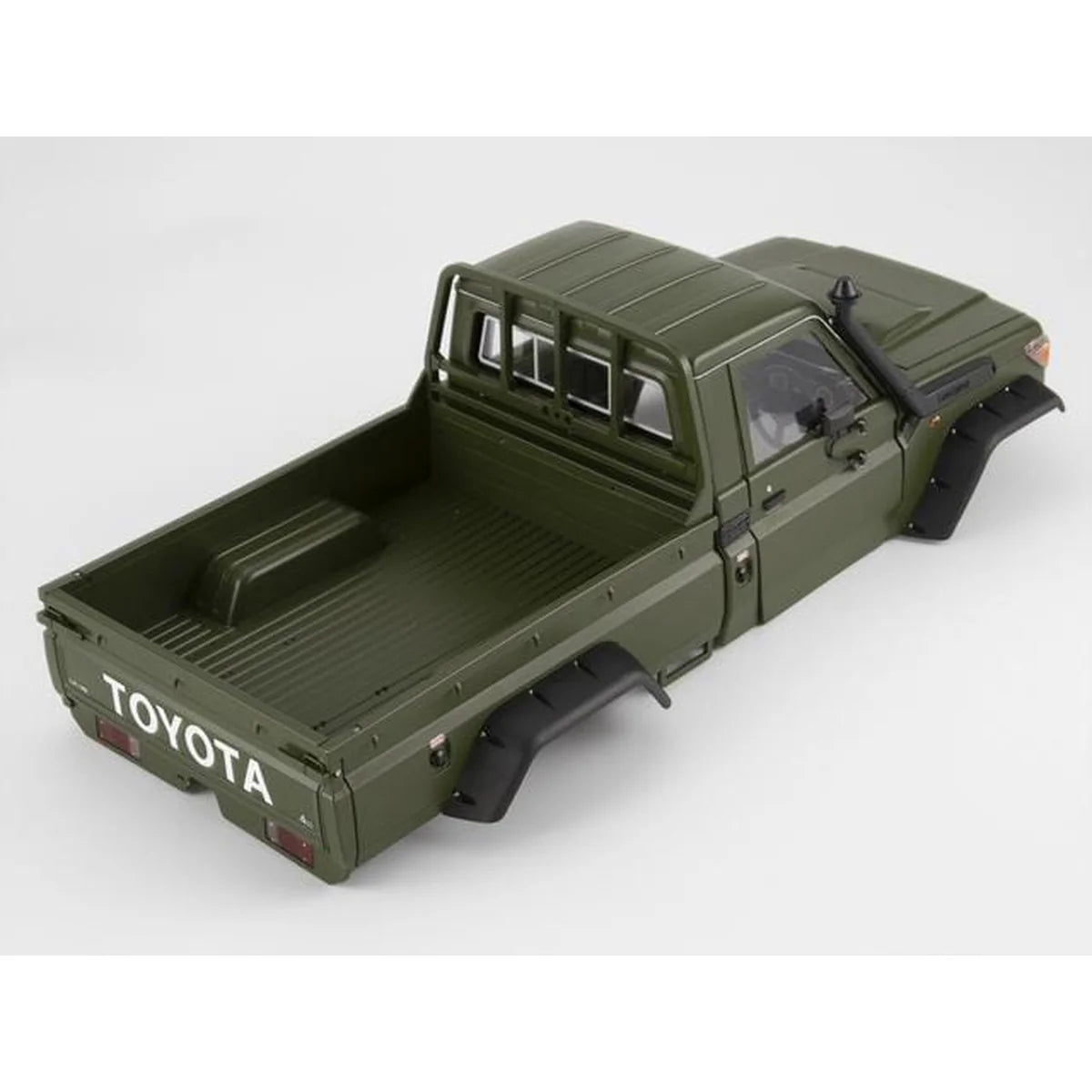 Killerbody Toyota LC70 Hardbody-Karosserie grün (TRX-4 323mm) KB48733 im Maßstab 1:10 Crawler – Draufsicht