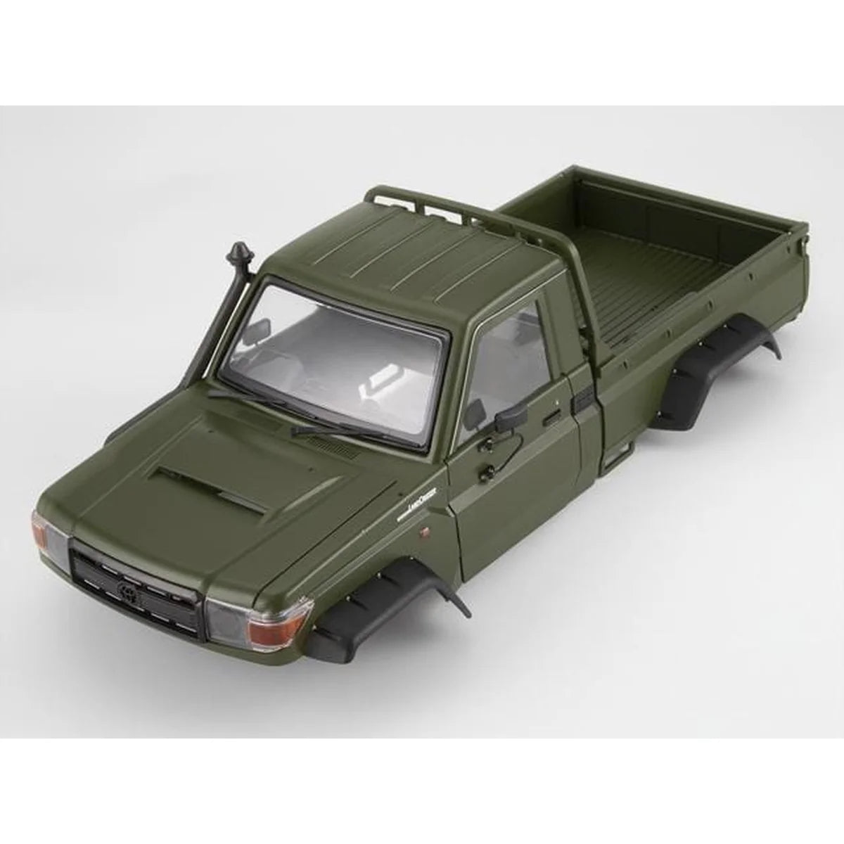 Killerbody Toyota LC70 Hardbody-Karosserie grün (TRX-4 323mm) KB48733 im Maßstab 1:10 Crawler – Draufsicht
