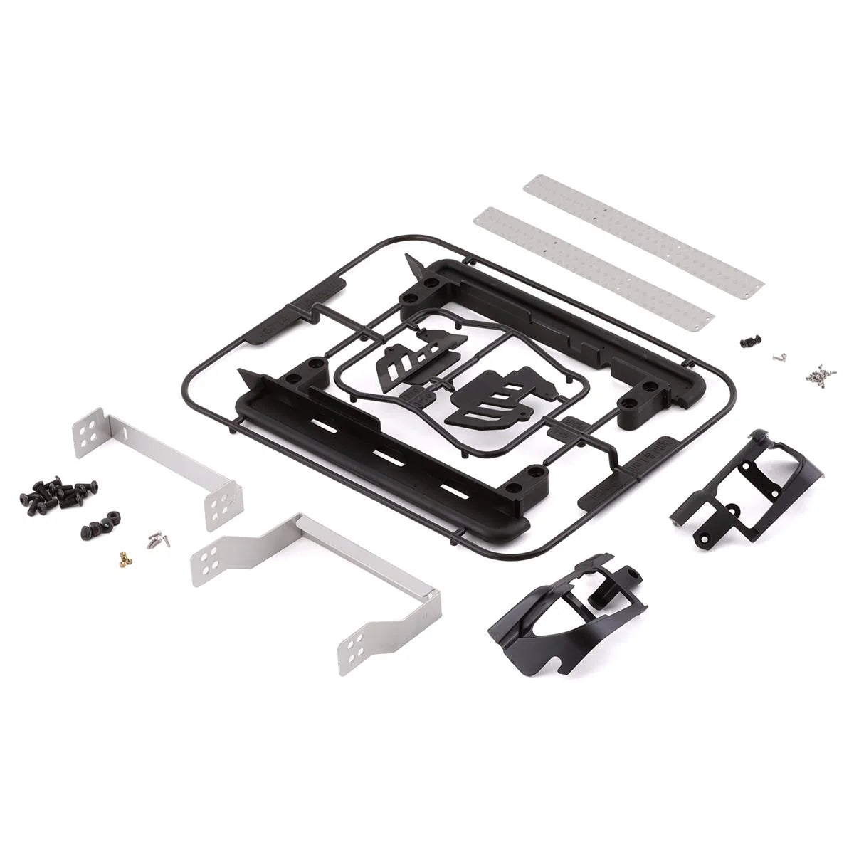 Killerbody Toyota LC70 Hardbody-Karosserie grün (TRX-4 323mm) KB48733 im Maßstab 1:10 Crawler – Lieferumfang und Zubehör