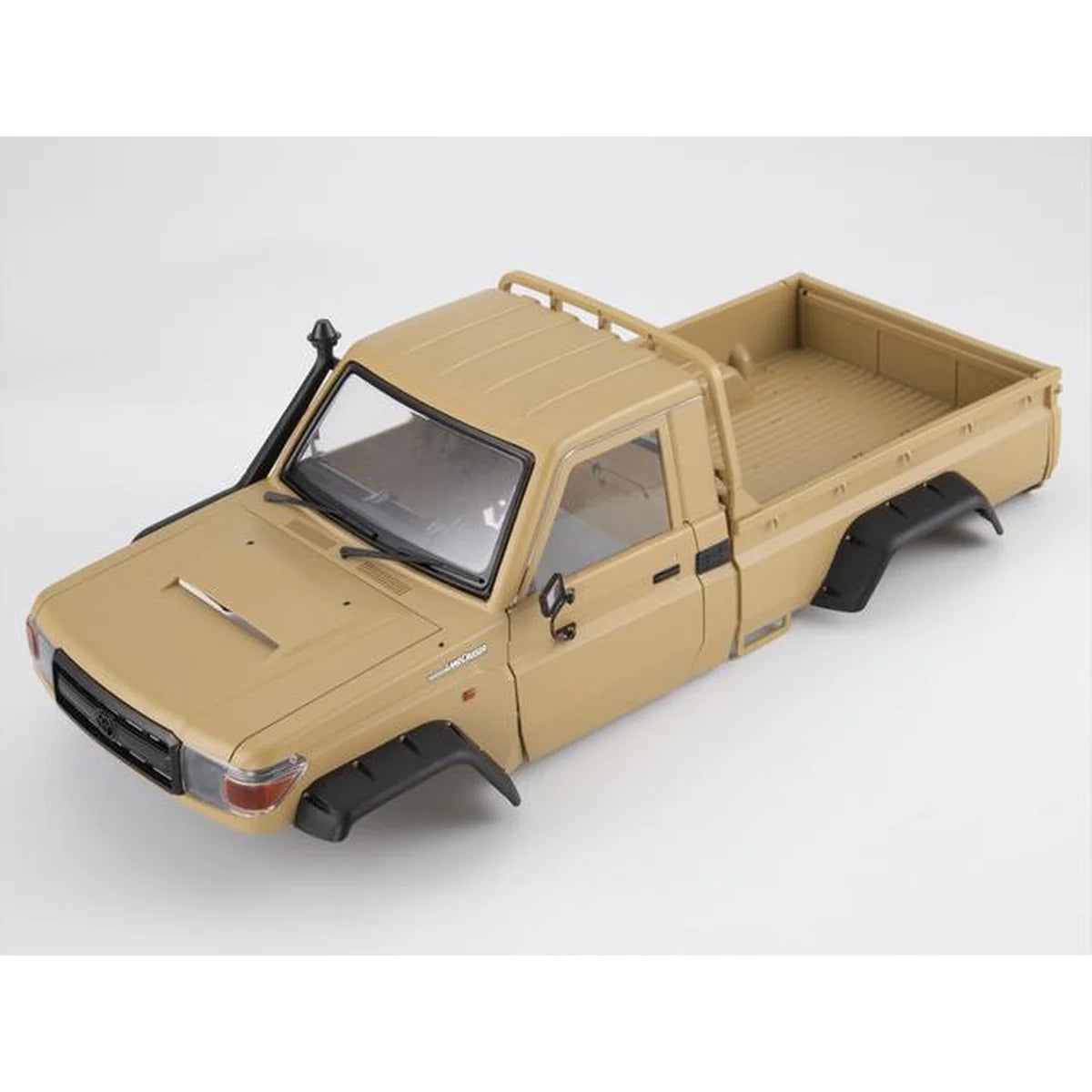 Killerbody Toyota LC70 Hardbody-Karosserie Military Desert (TRX-4 323mm) KB48734 im Maßstab 1:10 Crawler – Seitenansicht