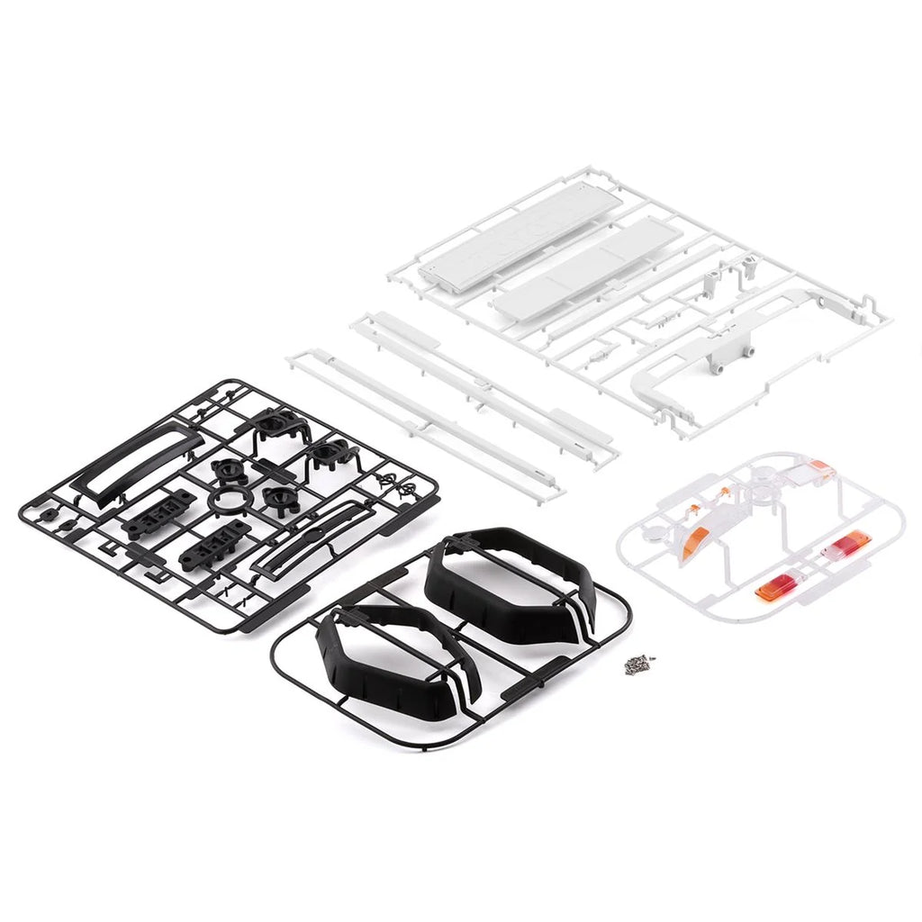 Killerbody Toyota LC70 Hardbody-Karosserie weiß/DIY (TRX-4 323mm) KB48732 im Maßstab 1:10 Crawler
