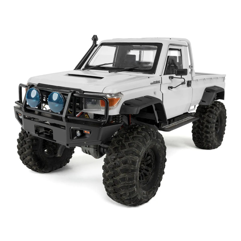 Killerbody Toyota LC70 Hardbody-Karosserie weiß/DIY (TRX-4 323mm) KB48732 im Maßstab 1:10 Crawler – Seitenansicht